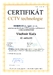 Certifikát CCTV